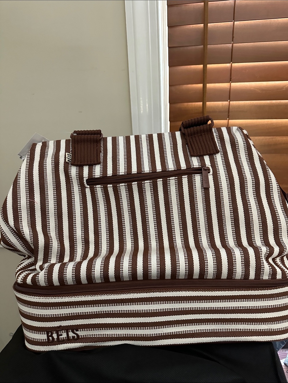 Beis Maple Striped Bag,New